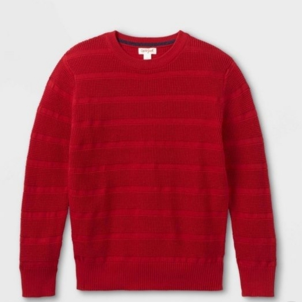 Size L Boys Cat and Jack Red sweater​​​​​​